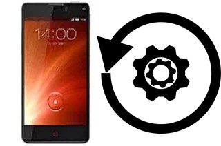 Zurücksetzen oder reset a ZTE nubia Z5S mini NX403A