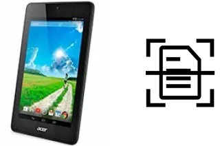 Dokument auf einem Acer Iconia One 7 B1-730 scannen