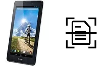 Dokument auf einem Acer Iconia Tab 7 A1-713 scannen