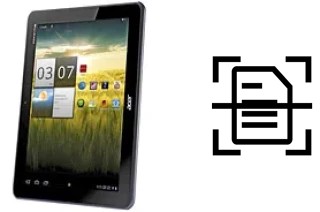 Dokument auf einem Acer Iconia Tab A210 scannen