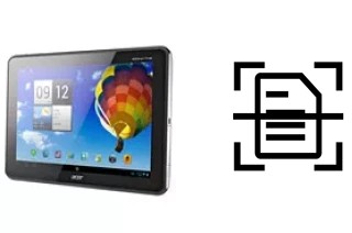 Dokument auf einem Acer Iconia Tab A511 scannen