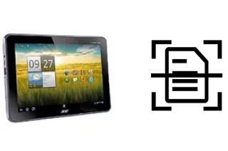 Dokument auf einem Acer Iconia Tab A701 scannen