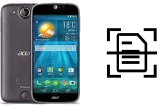 Dokument auf einem Acer Liquid Jade S scannen