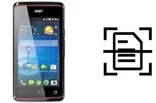 Dokument auf einem Acer Liquid Z200 scannen