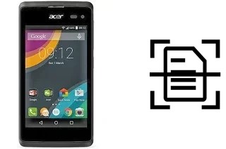 Dokument auf einem Acer Liquid Z220 scannen