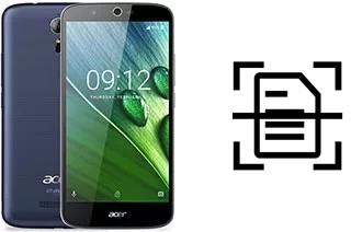 Dokument auf einem Acer Liquid Zest Plus scannen