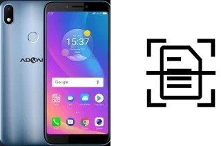 Dokument auf einem Advan G2 Plus scannen