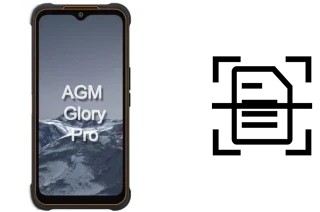 Dokument auf einem AGM GLORY PRO scannen