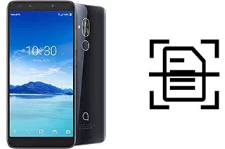 Dokument auf einem alcatel 7 scannen