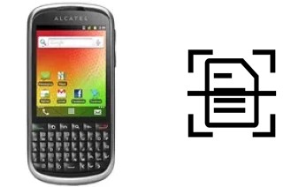 Dokument auf einem alcatel OT-915 scannen