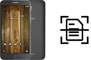 Dokument auf einem alcatel Fierce 4 scannen