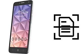 Dokument auf einem alcatel Fierce XL scannen