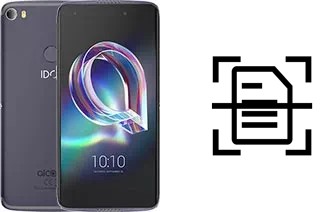 Dokument auf einem alcatel Idol 5s scannen