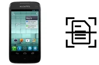 Dokument auf einem alcatel OT-997 scannen