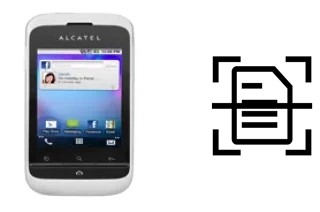 Dokument auf einem alcatel OT-903 scannen