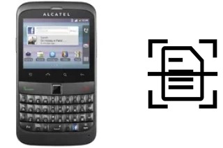 Dokument auf einem alcatel OT-916 scannen