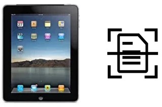 Dokument auf einem Apple iPad Wi-Fi + 3G scannen