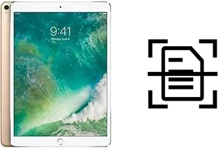 Dokument auf einem Apple iPad Pro 10.5 (2017) scannen