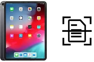 Dokument auf einem Apple iPad Pro 11 scannen