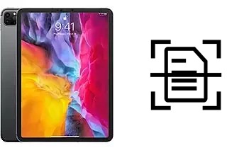 Dokument auf einem Apple iPad Pro 11 (2020) scannen