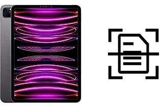 Dokument auf einem Apple iPad Pro 11 (2022) scannen