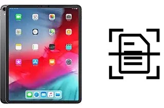 Dokument auf einem Apple iPad Pro 12.9 (2018) scannen