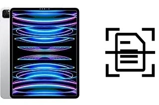 Dokument auf einem Apple iPad Pro 12.9 (2022) scannen