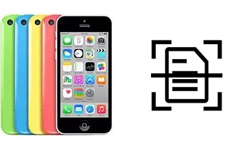 Dokument auf einem Apple iPhone 5c scannen