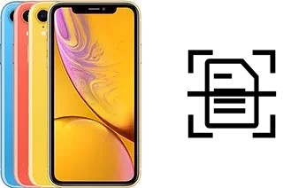 Dokument auf einem Apple iPhone XR scannen