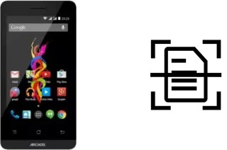Dokument auf einem Archos 40d Titanium scannen