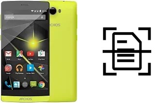 Dokument auf einem Archos 50 Diamond scannen