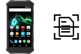 Dokument auf einem Archos Saphir 50X scannen