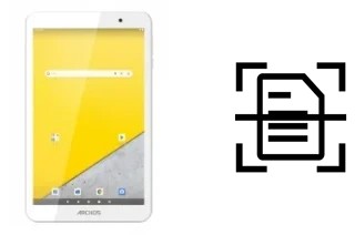 Dokument auf einem Archos T80 scannen