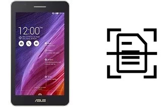 Dokument auf einem Asus Fonepad 7 FE171CG scannen