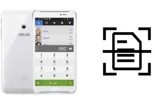 Dokument auf einem Asus Fonepad Note FHD6 scannen