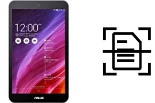 Dokument auf einem Asus Memo Pad 8 ME181C scannen