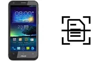 Dokument auf einem Asus PadFone 2 scannen