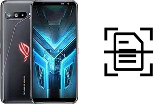 Dokument auf einem Asus ROG Phone 3 ZS661KS scannen