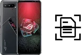 Dokument auf einem Asus ROG Phone 5 Pro scannen