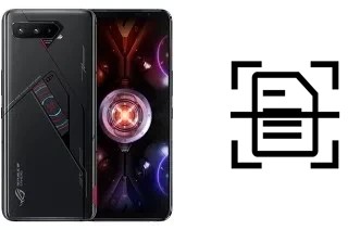 Dokument auf einem Asus ROG Phone 5s Pro scannen