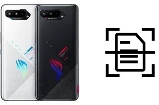 Dokument auf einem Asus ROG Phone 5s scannen