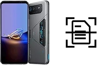 Dokument auf einem Asus ROG Phone 6D Ultimate scannen