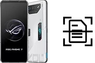 Dokument auf einem Asus ROG Phone 7 Ultimate scannen