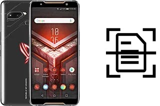 Dokument auf einem Asus ROG Phone scannen