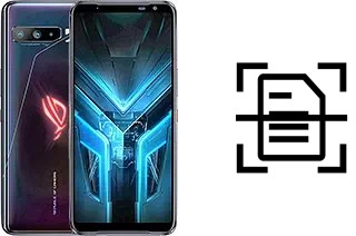 Dokument auf einem Asus ROG Phone 3 Strix scannen