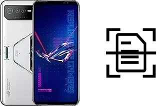 Dokument auf einem Asus ROG Phone 6 Pro scannen