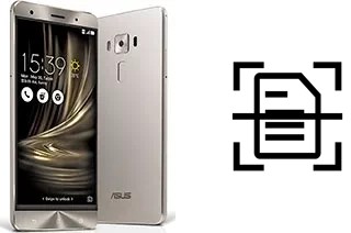 Dokument auf einem Asus Zenfone 3 Deluxe ZS570KL scannen