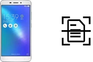 Dokument auf einem Asus ZenFone 3 Laser scannen