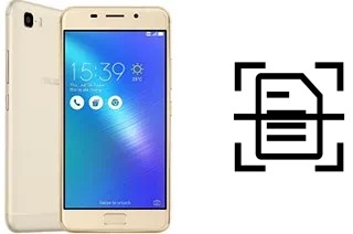 Dokument auf einem Asus Zenfone 3s Max ZC521TL scannen