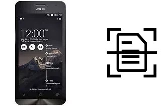 Dokument auf einem Asus Zenfone 5 A500CG scannen